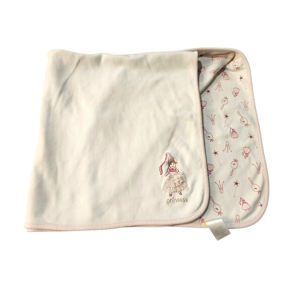 Vintage Gymboree 2004 PRINCESS Baby Blanket 100% Cotton  *Read flaws - Picture 2 of 15